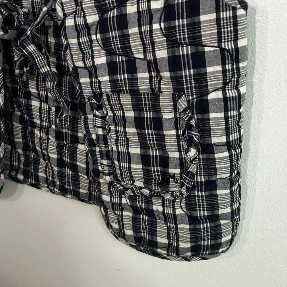 Damson Madder plaid quilted bow vest - Picture 6 of 9